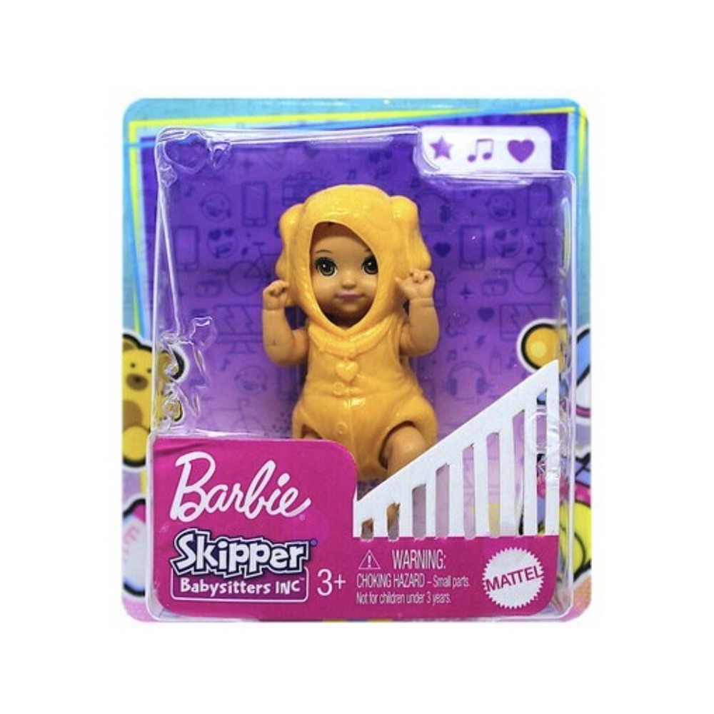 Barbie Skipper Babysitters Inc. Baby in Puppy Suit New in Box Role Play Toy
